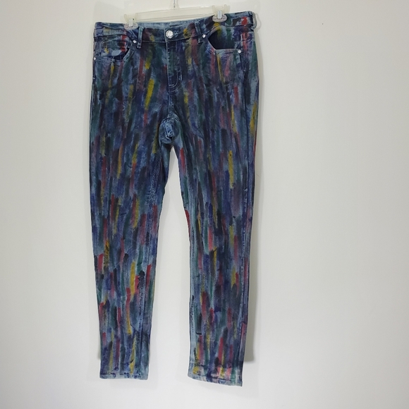Ashley Stewart Denim - Ashley Stewart Multicolor Jeans, Size 16